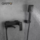 Смеситель для ванны GAPPO G3207-6 с душевым гарнитуром, черный - изображение 3