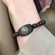 Браслет из агарового дерева с вращающимся медальоном Браслет мира Шесть истинных слов - изображение 1
