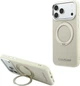 Etui na smartfon Apple iPhone 18 Pro/17 Pro Karl Lagerfeld Ring Stand 360 Saffiano Classic Logo MagSafe Beige (KLHMP18L6PSARSKME) - obraz 7