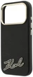 Чохол для смартфона Apple iPhone 17 Pro Max / 18 Pro Max Karl Lagerfeld Grained with Resin Signature Logo MagSafe Black (KF002524) - зображення 6