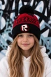 Дитяча Зимова Шапка Для Дівчинки Утеплена Флісом Without Pop Roblox Red - изображение 2