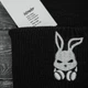 Комфортная черная шапка для мужчин Intruder с шерстью и логотипом Bunny надежный и мягкий трикотажный аксессуар высокого качества - изображение 3