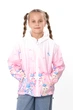 Вітровка для дівчинки з капюшоном NoBrand 122 Рожевий p-21061 (p-21061-254468) - изображение 1