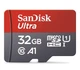 Карта памяти MicroSD 32GB SanDisk Ultra Class 10 UHS-I до 120 MB/s без адаптера - изображение 1