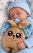 Грелка с вешневыми косточками для животика Зайка размер 16х13см бежевый - изображение 1