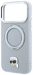 Чохол для смартфона Apple iPhone 17 Pro Max / 18 Pro Max Karl Lagerfeld with Ring Stand 360 Karl Head Pin MagSafe Grey (KF003236) - зображення 6