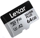 Карта памяти Lexar Silver Plus microSD 64 ГБ V30 - изображение 1