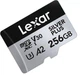 Карта пам'яті Lexar Silver Plus microSDXC 256GB UHS-I U3 V30 A2 - зображення 1