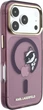 Etui na smartfon Apple iPhone 18 Pro/17 Pro Karl Lagerfeld Peekaboo Logo MagSafe Burgundy (KLHMP18L6HCPSCR) - obraz 4