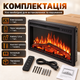 Электрокамин встроенный ArtiFlame 1800 Вт электрокамин 3d с эффектом живого пламени и звуком огня 3 цвета пламени и подсветки поленьев камин электрический декоративный для дома до 30 м2 пульт таймер 61х50 см - изображение 4