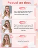 Потрійна плойка-хвиля для волосся NOVUS Hair Waver NV210AI (потрійні щипці для глибоких хвиль та голлівудської укладки) Рожевий - зображення 3