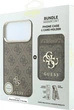 Etui na smartfon Apple iPhone 18 Pro Max/17 Pro Max Guess 4G z portfelem Magsafe Brown (GUBPHCP18XP4SM44CW) - obraz 9