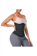 Черный женский корректирующий корсет Waist Sculpt с латексными вставками и двойной фиксацией — German Volf. German Volf MT210298-BK1 XXXL 1298321 - изображение 4