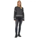 Свитер ONLAMANDA LS O-NECK DETAIL NCA KNT ONLY 15330089-Dark Grey Melange S Серый (5715600905253) - изображение 3