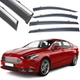 Дефлектори вікон вітровики Benke для Ford Mondeo / Fusion 2013- Хром Молдинг Нержавіюча сталь 3D (BFDMD1323-W/S) - изображение 1