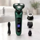 Электробритва 4 в 1 Shaver 9D зеленая - изображение 5