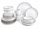 Столовий сервіз 14 пр. Intrendo Gasto Golden rim white IN0014GAS/2 - изображение 1