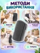 Щетка массажная для котов и кошек угловая на стену 2 шт VMHouse чесалка пуходерка настенная на угол грумер массажер для кота фурминатор серый (0053-0022) - изображение 3