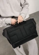 Жіноча сумка для ноутбука Sambag 33х26х11 см екошкіра з перфорацією чорна - зображення 10