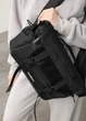 Жіноча сумка для ноутбука Sambag 33х26х11 см екошкіра з перфорацією чорна - зображення 11