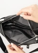 Жіноча сумка бананка через плече Sambag Holster MSH екошкіра чорна з перфорацією - зображення 10