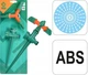 Ороситель вращающийся 3-сторонний FLO на колу к шлангу 1/2" ABS-пластик (5906083892721) - изображение 2