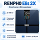 Весы напольные RENPHO Elis 2X Body Fat Scale Smart 180 кг 200 г Black (R-A018-BK) - изображение 1
