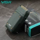 Мужская электробритва VGR V-353 GREEN с триммером для бороды и усов Зеленый - изображение 9
