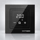 Терморегулятор програмований Wi-Fi для теплої підлоги EasyTherm ET-45 16 А 3200 Вт з 2 датчиками чорний (55526) - зображення 1