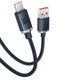 Кабель Baseus Crystal Shine Series Fast Charging Data USB to Type-C 100W 1.2m Black CAJY000401 - изображение 3