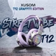 Игровые беспроводные наушники Xusom T12 Graffiti Edition - purple - изображение 1