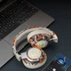 Игровые беспроводные наушники Xusom T12 Graffiti Edition - White-Orange - изображение 2
