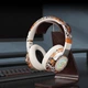 Игровые беспроводные наушники Xusom T12 Graffiti Edition - White-Orange - изображение 5