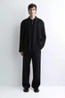 Верхня чоловіча сорочка-блейзер COS double-faced wool overshirt 1311486001 S Чорний - изображение 2