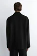 Верхня чоловіча сорочка-блейзер COS double-faced wool overshirt 1311486001 S Чорний - изображение 5