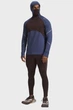 Чоловічі темно-коричневі тайтси UA Halo Run CW Tight Under Armour S 6005971-246 - изображение 2