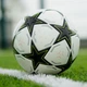 Футбольный мяч в стиле Адидас Champions League Лига Чемпионов Черно-салатовый Код: 0001-5 - изображение 3