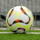Футбольный мяч в стиле Найк Premier League Английская Премьер-лига Салатово-оранжевый Код: 0017-5 - изображение 5