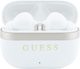 Słuchawki Guess Glossy Gold LinePrinted Classic Logo TWS White (3666339673765) - obraz 1