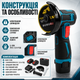 Акумуляторна кутова шліфмашина GWS-12BC-18V 18 В 19500 об хв для різання шліфування зачищення з 2 акумуляторами - зображення 3