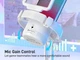 Ігровий мікрофон Maono DGM20 GamerWave White (Конденсаторний USB-мікрофон, RGB, шумозаглушення) - зображення 7