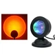 Лампа атмосферного освещения Sunset Red LED с эффектом закатного солнца, USB питание, поворотная головка - изображение 1
