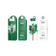 Кабель HOCO X14 USB to Micro 2,4A, 1m, nylon, aluminum connectors, Black - изображение 2