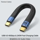 Кабель Type-c - Type-c Usb 4.0 Type-C Gen2 40Gbps 8K @ 60Hz 240W AV audio video 13см DuoLink - изображение 1