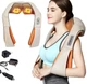 Роликовый инфракрасный массажер для шеи плеч и всего тела Massager of Neck Kneading Массажный воротник (HSM501457) - изображение 8