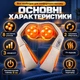 Роликовый инфракрасный массажер для шеи плеч и всего тела Massager of Neck Kneading Массажный воротник (HSM501457) - изображение 15
