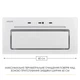 Вытяжка полновстраиваемая WEILOR LUMINA WBG 68 WHITE - изображение 2
