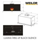 Витяжка повновбудована WEILOR LUMINA WBG 69 BLACK SILENCE - зображення 15