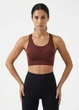 Жіночий безшовний спортивний топ Giulia FLEX TOP FREE L/XL Brown-hot chocolate - изображение 2