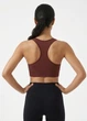 Жіночий безшовний спортивний топ Giulia FLEX TOP FREE L/XL Brown-hot chocolate - изображение 3